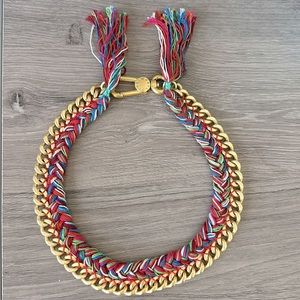 Bimba Y Lola Woven Gold Necklace
